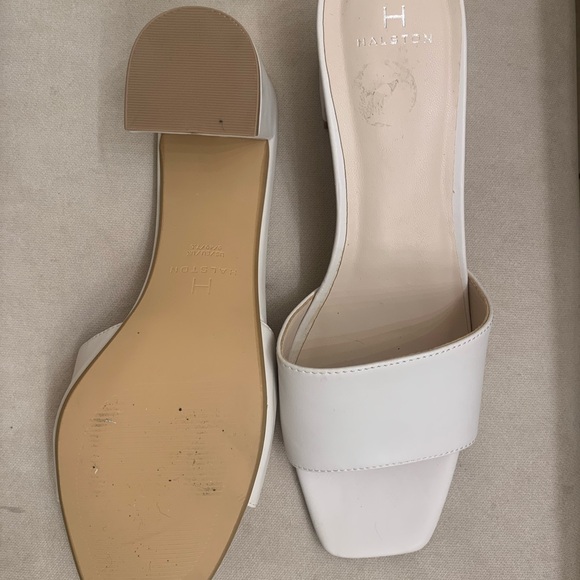Halston White Sandals - Picture 3 of 4